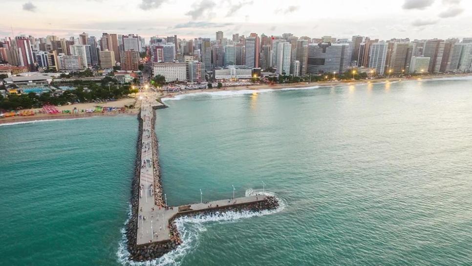 Flat Vista Mar No Meireles Na Beira Mar De Fortaleza 905 Exteriör bild